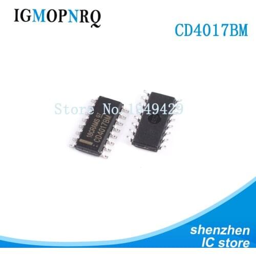 10PCS/lot CD4017BM SOP16 CD4017 CD4017BM96 Counter IC CMOS Decade New