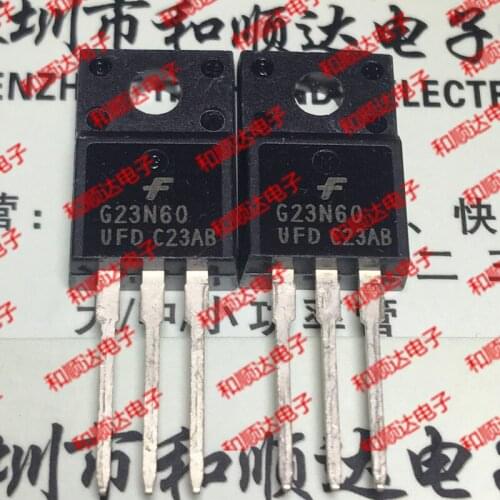 10pcs / lot G23N60UFD SGF23N60UFD new stock TO-220F
