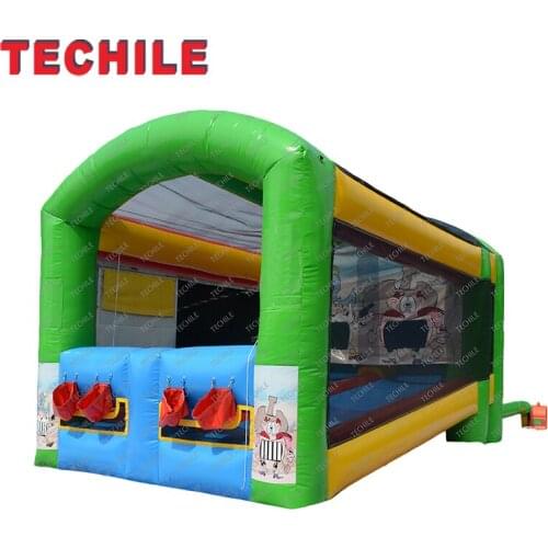 Free shipment inflatable Bazooka Ball Shoot Out game western theme or customized design