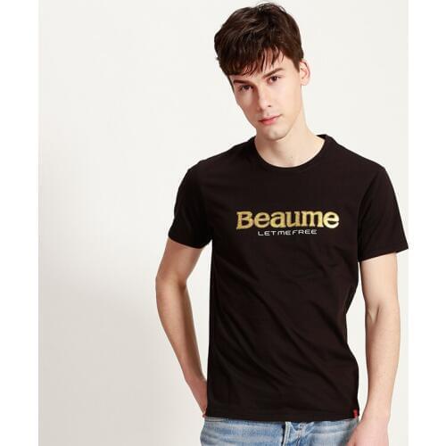 Beaume Brand Men Camping Hiking T-Shirts Large Size Short Sleeve Round Neck t-Shirts Fashion Print FEA62131