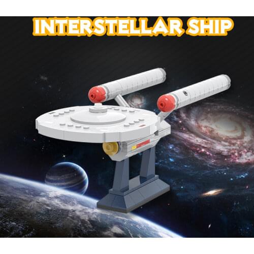 MOC Star Trek Series Building Block Model USS Spaceship Enterprise Education Hobby Collection Bricks Set Gift Childrens Toy