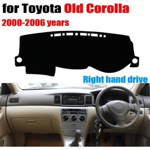 Car dashboard cover mat for TOYOTA old COROLLA 2000-2006 year Right hand drive dashmat pad dash mat covers dashboard accessories