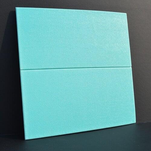 3D Leather Wall Stickers Wallpaper Decor Foam Waterproof Wall Covering Wallpaper for Kids Living Room Decoration DIY