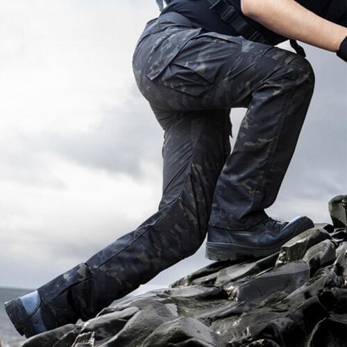 Men Fishing Hiking Pants Outdoor Waterproof Training Running Sports Trousers Male Jogger Pants Military Tactical IX8 Cargo Pants