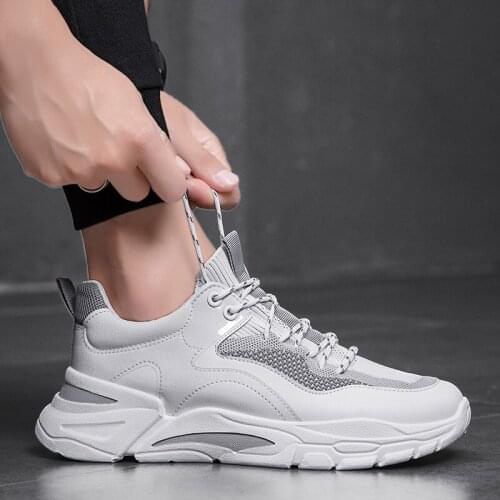 Sooneeya Men Women Sport Shoes Mesh Breathable Athletic Sneakers Trend Outdoor Couple Running Shoes Lace Up Fitness Trainers