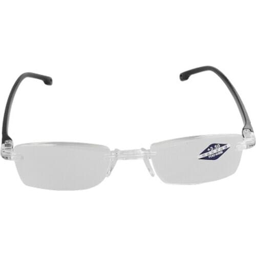 Anti Blue Ray Reading Glasses Men Women Rimless Cutting Presbyopia Eyewear for Ladies Blue Light Glasses +1.0 1.5 2.0 2.5