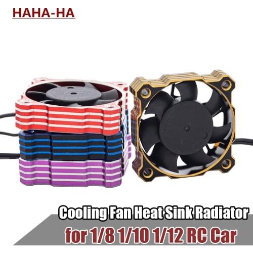 RC Cooling Fan Aluminum Alloy Cool Fan Metal Heat Sink 30mm 40mm for 1/8 1/10 1/12 RC Car Motor ESC 540 550 3650 3660