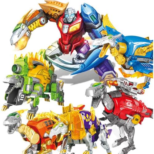 Movie Series Dinosaur Mecha Deformation Robot Soft Bullet Gun Gifts for Children Boys
