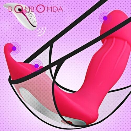Wearable Dildo Vibrator for Women Wireless Remote Control Invisible Clit G spot Stimulator Sex Toy For Couple Orgasm Masturbator