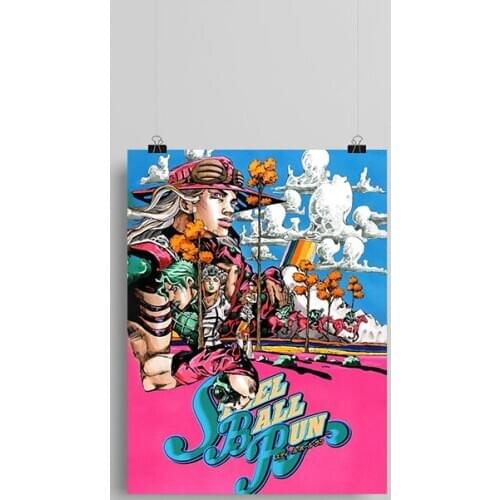 Steel Ball Run SBR JoJos Bizarre Part 7 Canvas poster Painting wall Art decor Living room Bedroom Study Home Decoration Prints