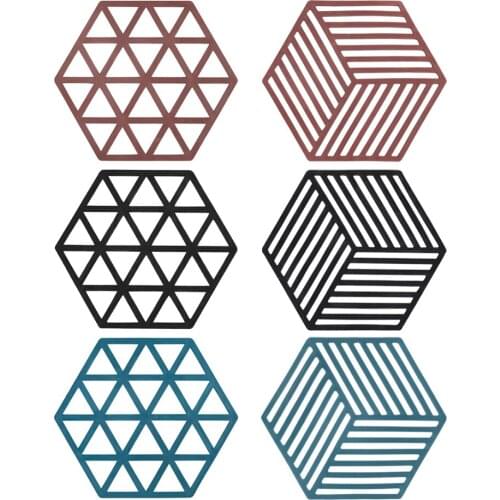 Silicone Coaster Modern Fashion Coaster Placemat Table Coasters for Drinks Protect Furniture & Table