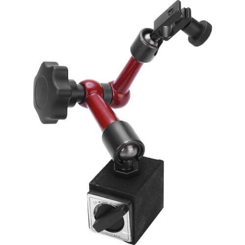 High Precision Indicator Rotary Magnetic Stand Base Holder Mechanical Universal Metal Dial Test Gauge Tool with On/Off Switch