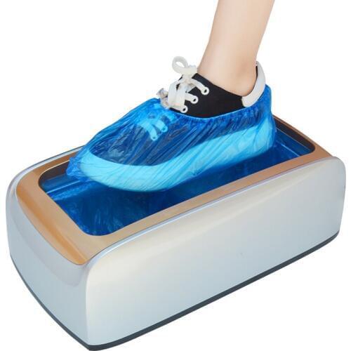 Green net automatic shoe cover machine home living room disposable foot cover intelligent shoe film
