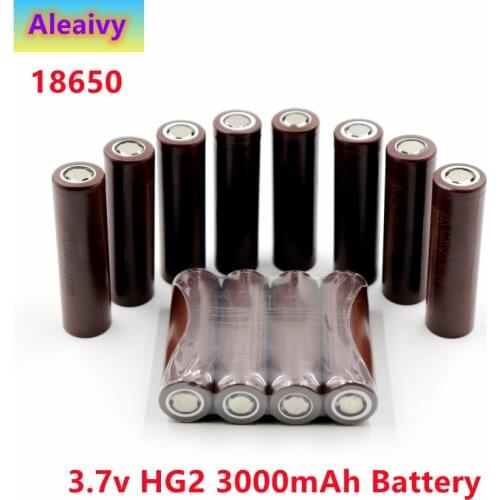 1-10PCS New HG2 18650 Battery HG2 3000mAh 3.6V/3.7V Lithium Continuous Discharge 20A Dedicated Electronic Power Battery 1-10PCS