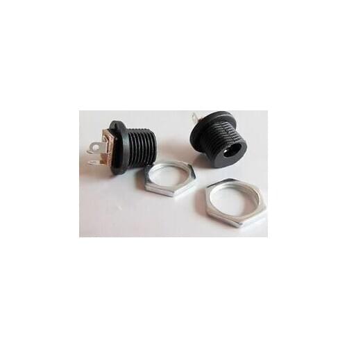 10PCS/LOT High Quality DC Power Socket Jack DC-021 PIN=2.0 3Pin DIP Needle Size Adaptation 5.5mmx2.1mm Power Female Plug