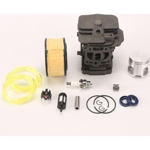 44mm Cylinder Piston Air Filter Primer Bulb Spark Plug Fit For Stihl MS251 MS 251 Chainsaw Parts Oil Seal Bearing 1143 020 1207