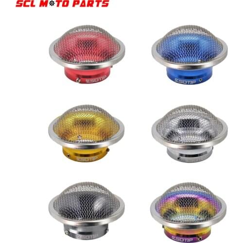 ALconstar-50mm Air Filter Wind Horn Cup Alloy Trumpet with Guaze High Flow Intake For Keihin PWK Koso KSR Oko 21-30mm