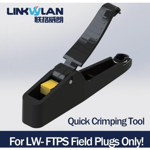 Quick Crimping Tool For Linkwylan LW-FTPS-Cat8 Cat7 Cat6A Field Termination Plugs