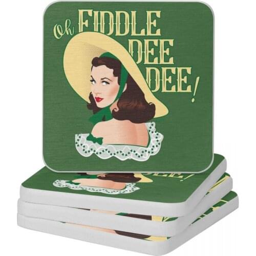 Fiddle-dee-dee Diatomite Square Round Coaster Quick-drying Cup Bonsai Mat Soap Toothbrush Pad 10x10cm