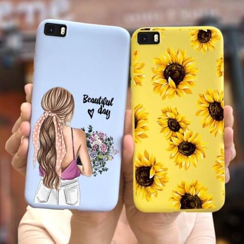 For Huawei P8 Lite 2015 ALE-L21 Case 5.0'' Pretty Girls Shell For Huawei P8 Lite P8Lite Protective Cover P8 Lite Soft TPU Fundas