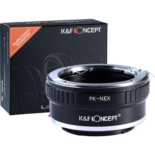 K&F Concept adapter for Pentax K mount lens to Sony E mount NEX a6000 A7II A7R3