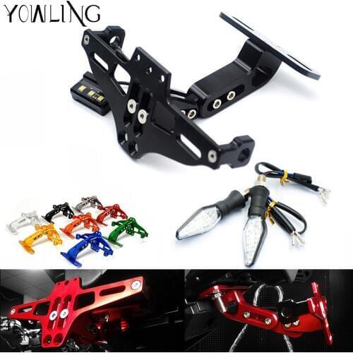 Motorcycle License Plate Bracket Licence Plate Holder Frame Number Plate For Suzuki SV650 SV650S 1999-2009 SV 650 650S 1999-2017