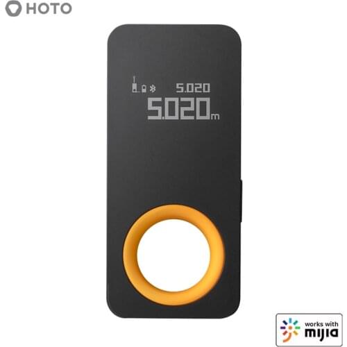 Xiaomi HOTO Laser Tape Measure, Smart Laser Rangefinder Intelligent 30M OLED Display Laser Distance Meter Connect To Mi Home App
