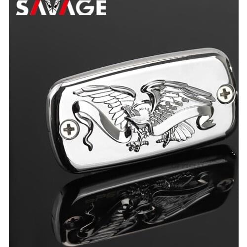 For HONDA VT400 VT600 VT750 VT750DC VT1100 VT1100C Shadow VT1300 Motorcyle Front Brake Cylinder Reservoir Cover Cap Eagle