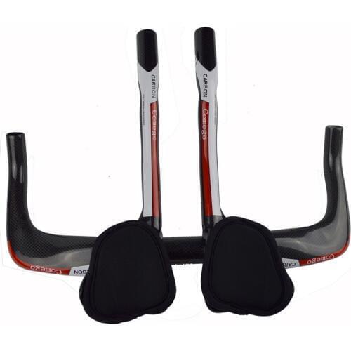 Full carbon fiber tt rest cycling road handlebar bent bar bicycle parts bike accessories bike supplier 380 400 420 440 460mm