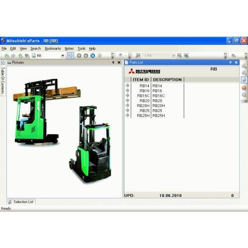 Warehouse Equipment Trucks (LinkOne) 2021 For Mitsubishi
