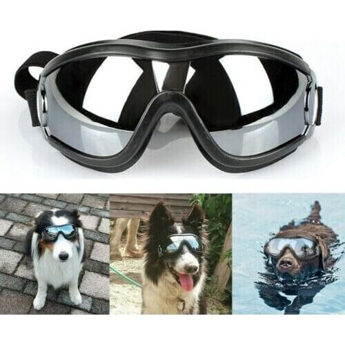 Pet Dog Sunglasses UV Protection Windproof Goggles Pet Eye Wear Medium Large Dog Swimming Skating Glasses Accessaries Adjustable