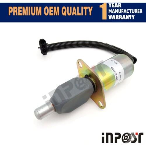 In Stock Shutdown Solenoid 3921978 12V For Cummins 6CT/6CTA 8.3 3918600 TJG130805 3918343