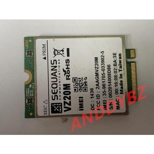 VZ20M Module m.2 CARD LTE 4G TESED OK