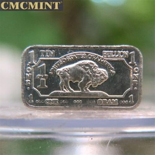 1 Gram Tin Buffalo Bar A105