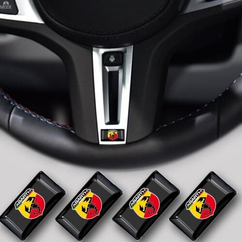 10pcs Car Random Sticker Window Switch Small Sticker Auto Interior For Abarth 500 595 Competizione Carbono Punto Car Accessories