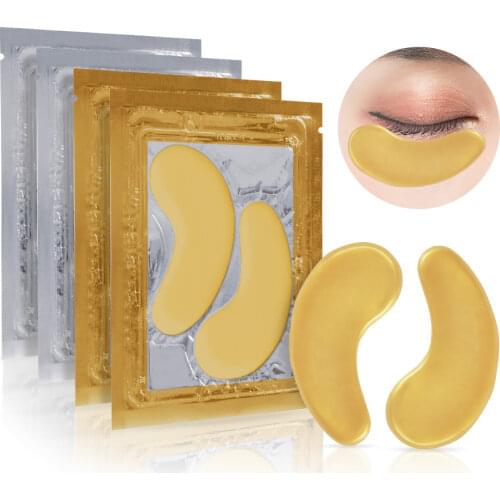 20 Pcs Crystal Collagen Gold Eye Mask Anti-Aging Dark Circles Acne Beauty Patches For Eye Skin Care Cosmetics