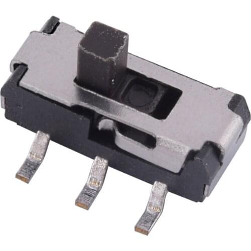 20pcs Micro Mini Slide Switch Toggle Switches MSS-22D18 6 feet two block MSS-22D18G2 2P2T handle SMD Slide Switch