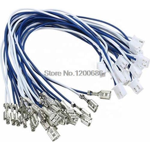 20CM Arcade push button 2 pin cable HAPP style SANWA button switch wires for Jamma arcade USB Encoder wiring harness