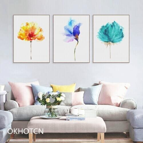 Настенные акварельные картины ALMUDENA China At AliExpress