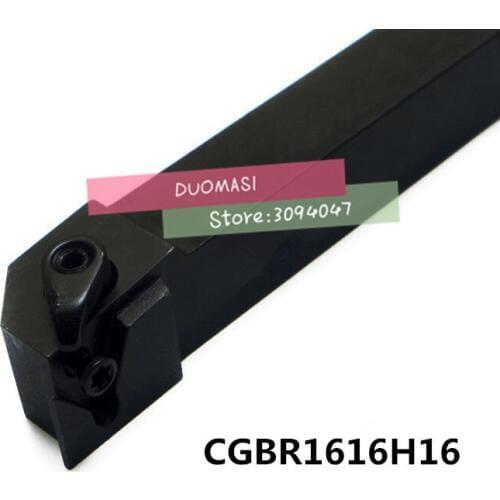 CGBR1616H16 16*16*100MM External Grooving Turning Slotting Tool Holder For Lathe Machine CNC Cutting Turning Tool Set Holder