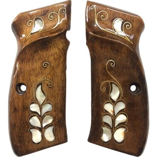CZ75 Compatible Special Series Pearl Inlaid Wooden Grip Mod50