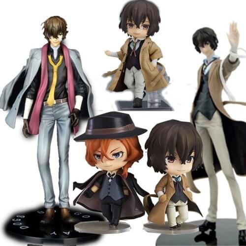 Bungo Stray Dogs Anime Osamu Dazai Action Figure PVC Nakahara Chuuya Figure Collectible Model Toys Kid Gift 26CM