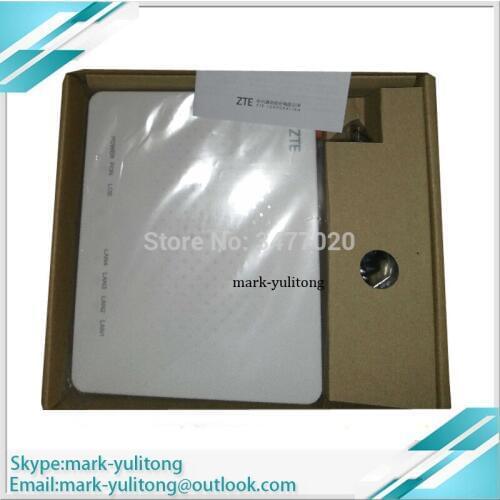 Brand new authentic guarantee ZTE ZXA10 F400 400 EPON ONU 6.0 with 4 Ethernet ports 1GE 3FE fiber network