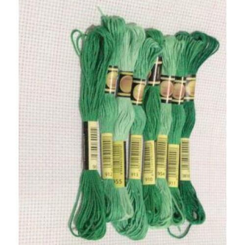 Oneroom Cross Stitch thread Cross Stitch Cotton Embroidery Thread Floss Sewing Skeins Craft Dofferent Gradient Color