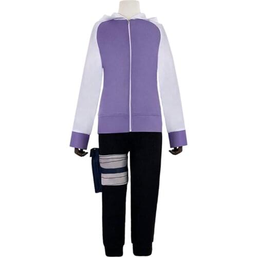 Anime Hinata Hyuuga Cosplay Costume Coat Pants Outfits Halloween Carnival Suit