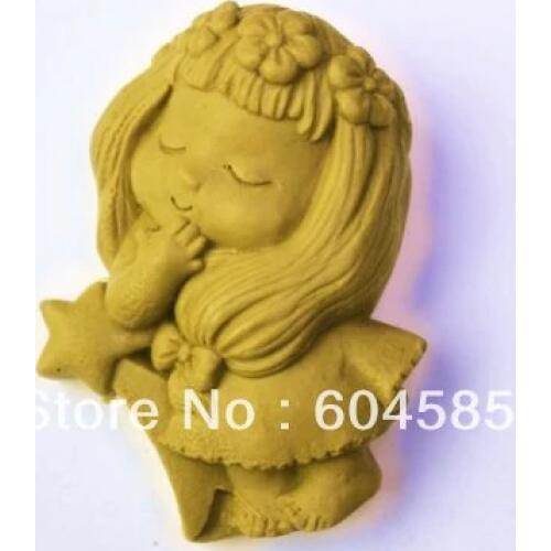 A Little Princess S0063 Craft Art Silicone Soap mold Craft Molds DIY Handmade soap molds