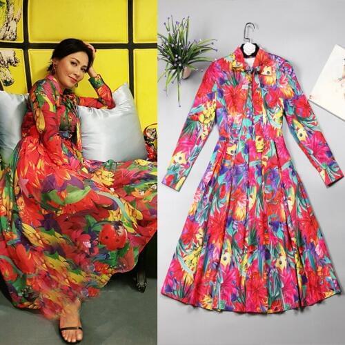MEIDEPIN Long Sleeve Summer Dresses