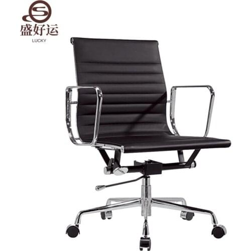 Fashion Simple Eames Hardware Chair Can Be Changed U-Plate Office Chair Aluminum Alloy Durable Office Home Computer Chair