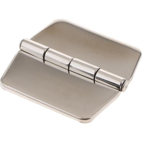 Marine Grade Boat Hinges Strap Hinges with Cover 3.0 x 3.0 inch, Stainless Steel Door Hinge, Greater Corrosion Resistance