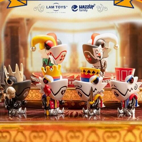 New Lamtoys Chameleon Blind Box WAZZUP The Seventh Generation Kingdom Series Dolls Hand-made Ornaments Gifts for Boys and Girls